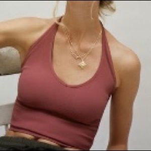 Maroon Halter top